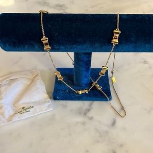 Kate Spade gold Bow Necklace